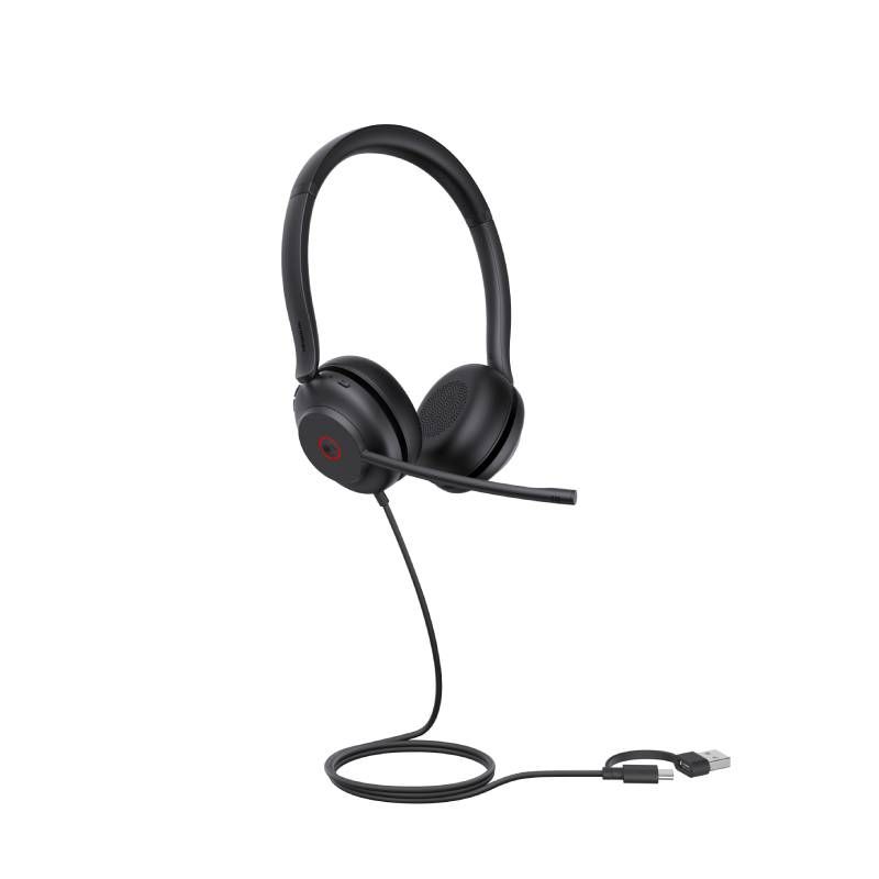 Auricular marca YEALINK modelo UH35 DUAL UC (USB-C/A)
